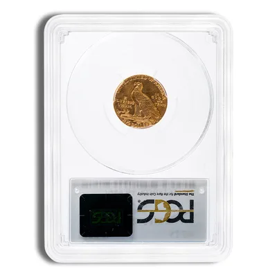 $2.5 Gold Indian Quarter Eagle - PCGS MS64 — reverse view