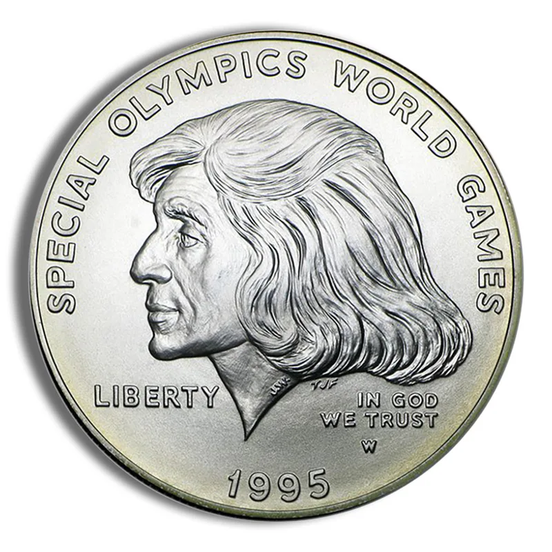 1995-W <body> Special Olympics Silver Commem - BU — Silver bullion from Standard Bullion