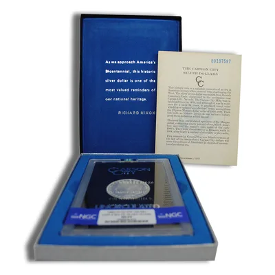 1880/79-CC Rev 78 GSA Morgan Dollar - NGC MS64 — packaging view
