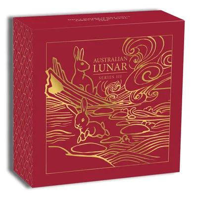 2023 1/10 oz Gold Australia Year of the Rabbit - Proof — detail view