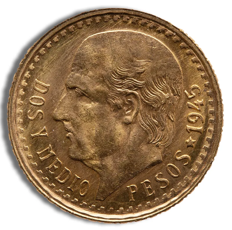Mexico Gold 2.5 Peso — Gold bullion from Standard Bullion