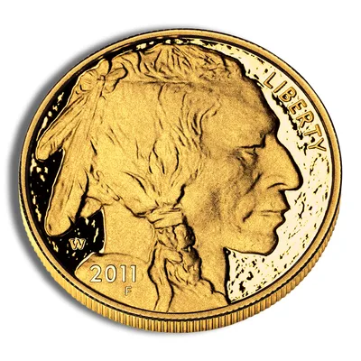 2011-W 1 oz Proof Gold Buffalo (w/Box & COA) — reverse view