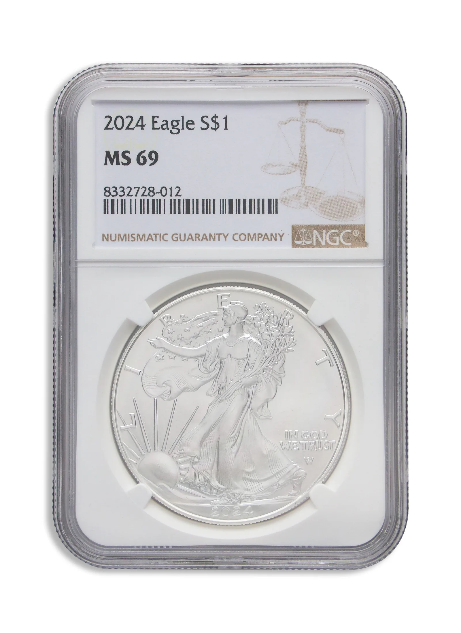 2024 Silver Eagle NGC MS69 — Silver bullion from Standard Bullion