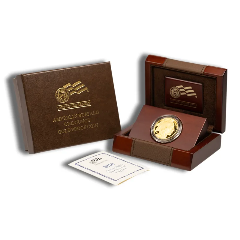 2010-W 1 oz Proof Gold Buffalo (w/Box & COA) — Gold bullion from Standard Bullion