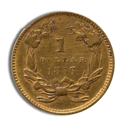 <body> Gold Indian Type 3 - XF — reverse view