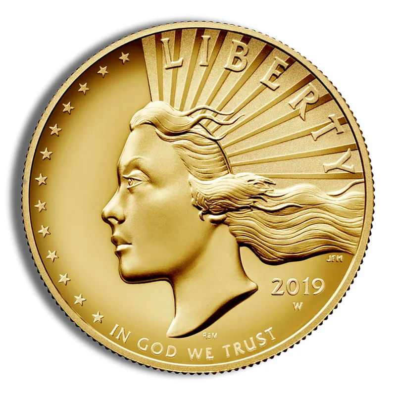 2019-W American Liberty High Relief Gold Coin (w/Box & COA) — Gold bullion from Standard Bullion