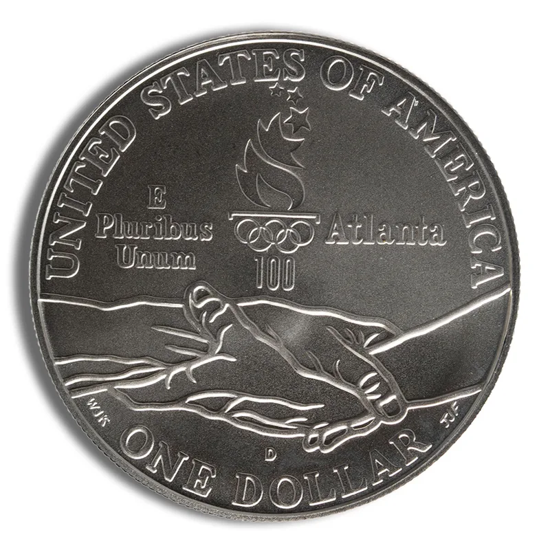 1995-D <body> Track & Field Silver Commem - BU — Silver bullion from Standard Bullion