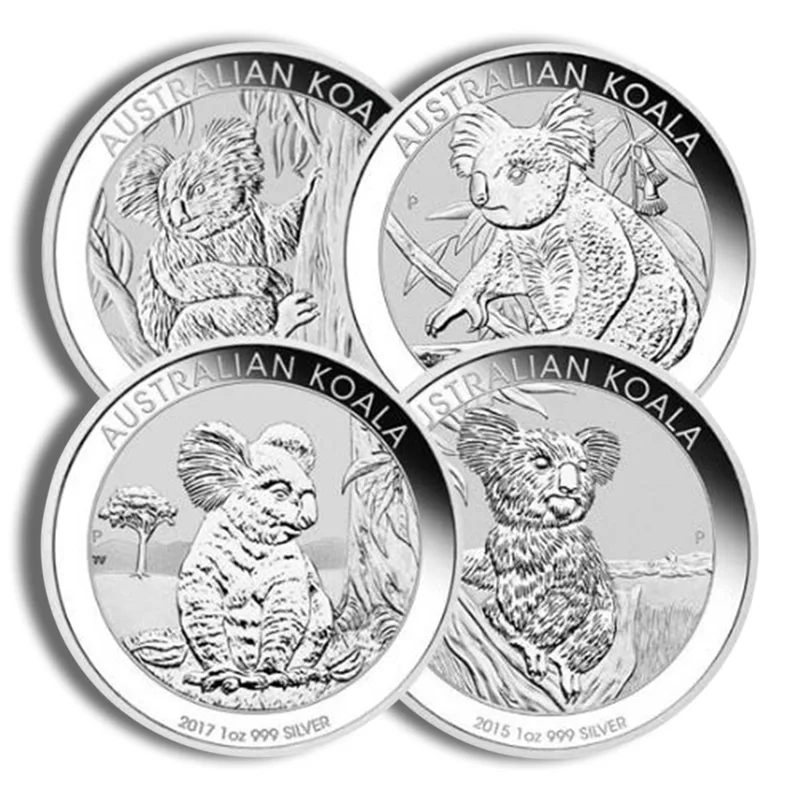 Australian Silver Koala - Kilo - BU (Year Varies) — Silver bullion from Standard Bullion