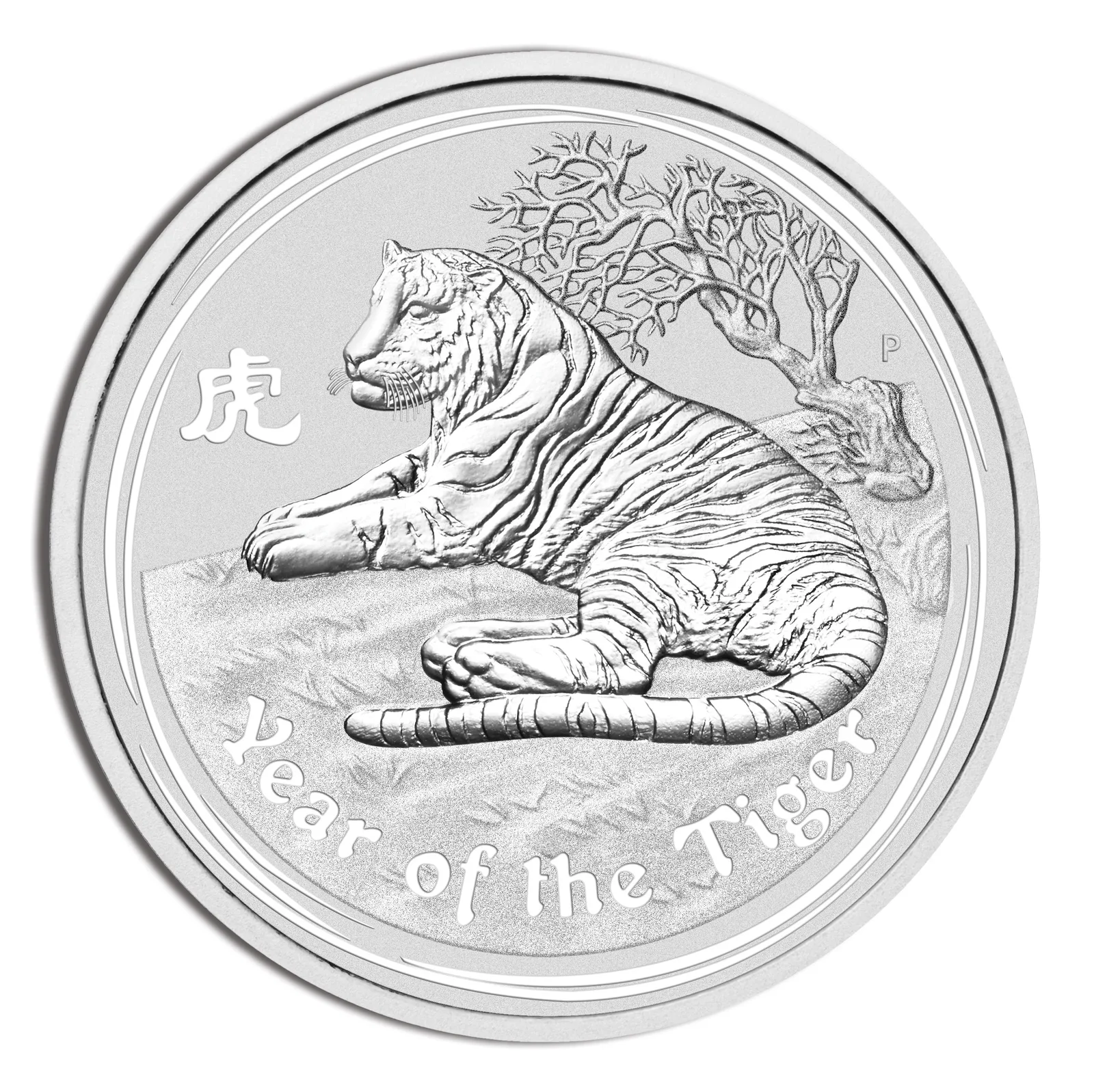 2010 Kilo Australia Silver Lunar Tiger BU - Series II — Silver bullion from Standard Bullion