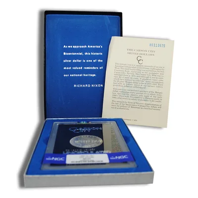 1880-CC GSA Morgan Dollar - NGC MS63 — packaging view