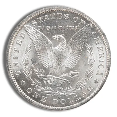 1878-1904 Morgan Silver Dollar - BU — reverse view