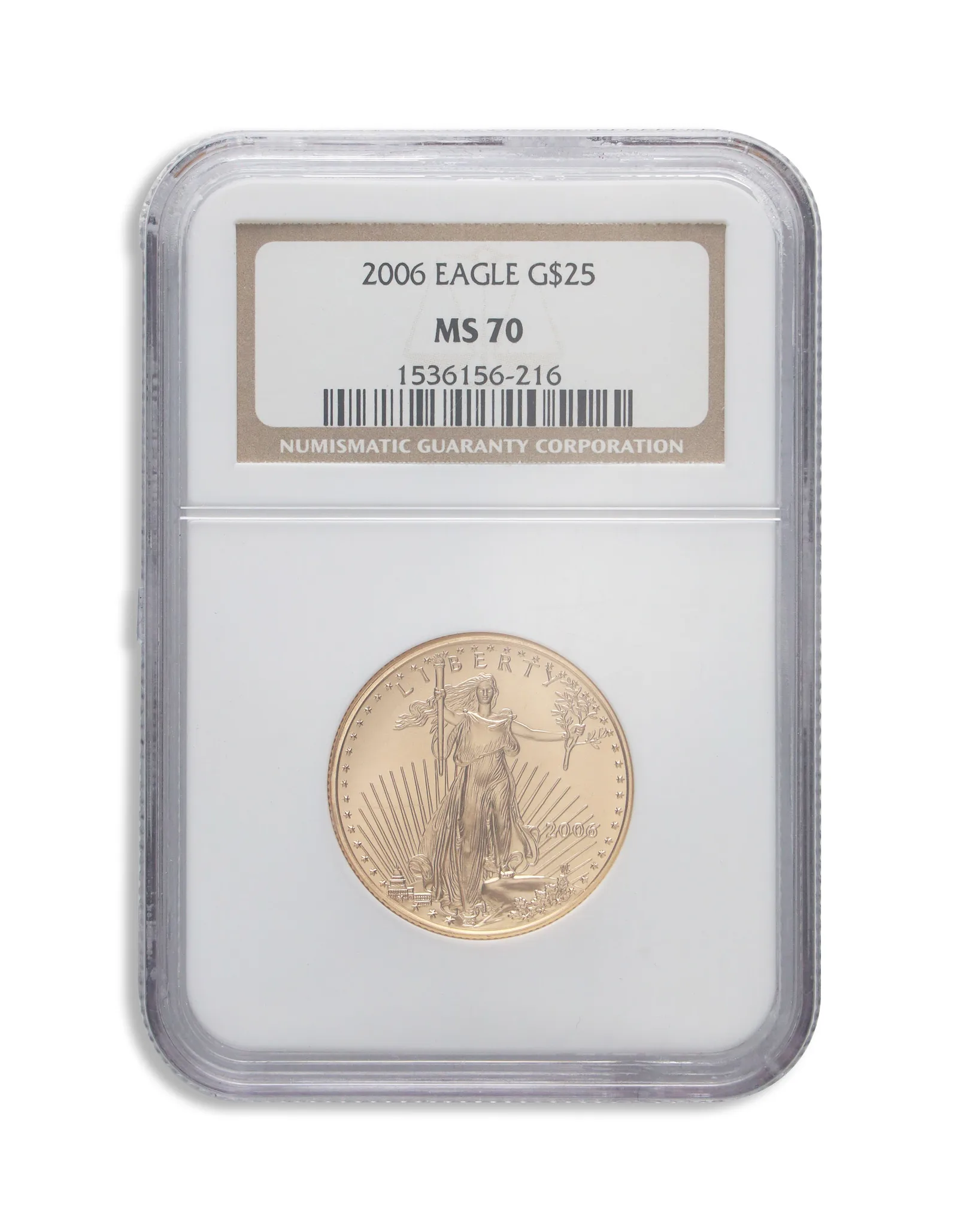 2006 1/2 oz Gold Eagle $25 NGC MS70 — Gold bullion from Standard Bullion