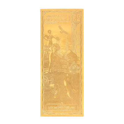 Oklahoma 25 Goldback — reverse view