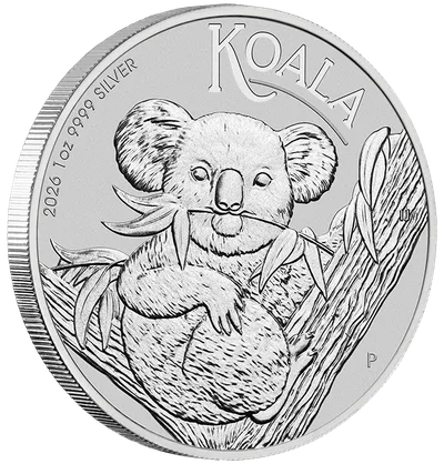 2026 1 oz Australian Koala Silver Coin — packaging view