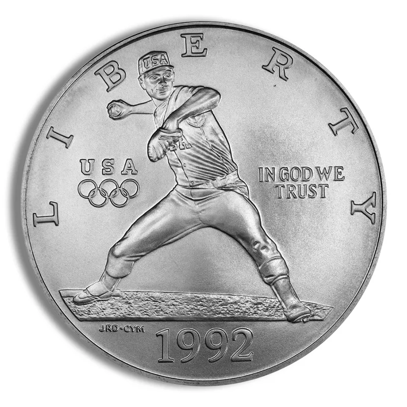 1992-D <body> Olympic Silver Commem - BU — Silver bullion from Standard Bullion