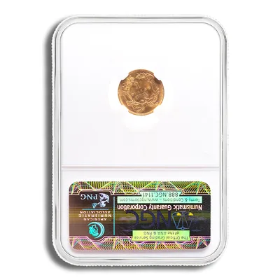 <body> Gold Indian Type 3 - NGC MS63 — reverse view