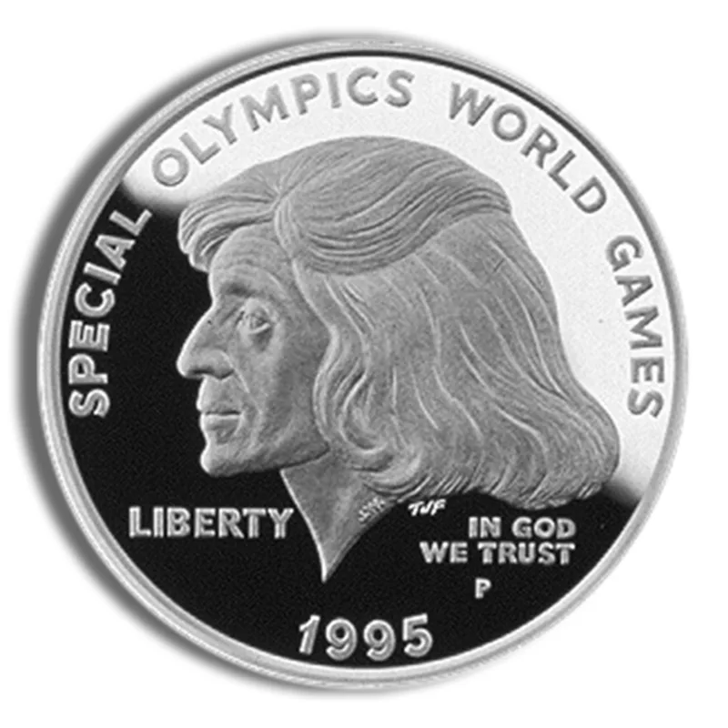 1995-P <body> Special Olympics Silver Commem - Proof — Silver bullion from Standard Bullion