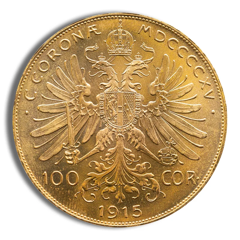 Austria 100 Corona Gold Coin — Gold bullion from Standard Bullion