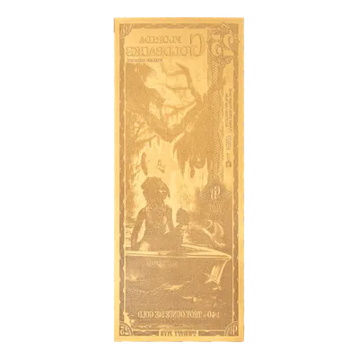 Florida 25 Goldback — reverse view