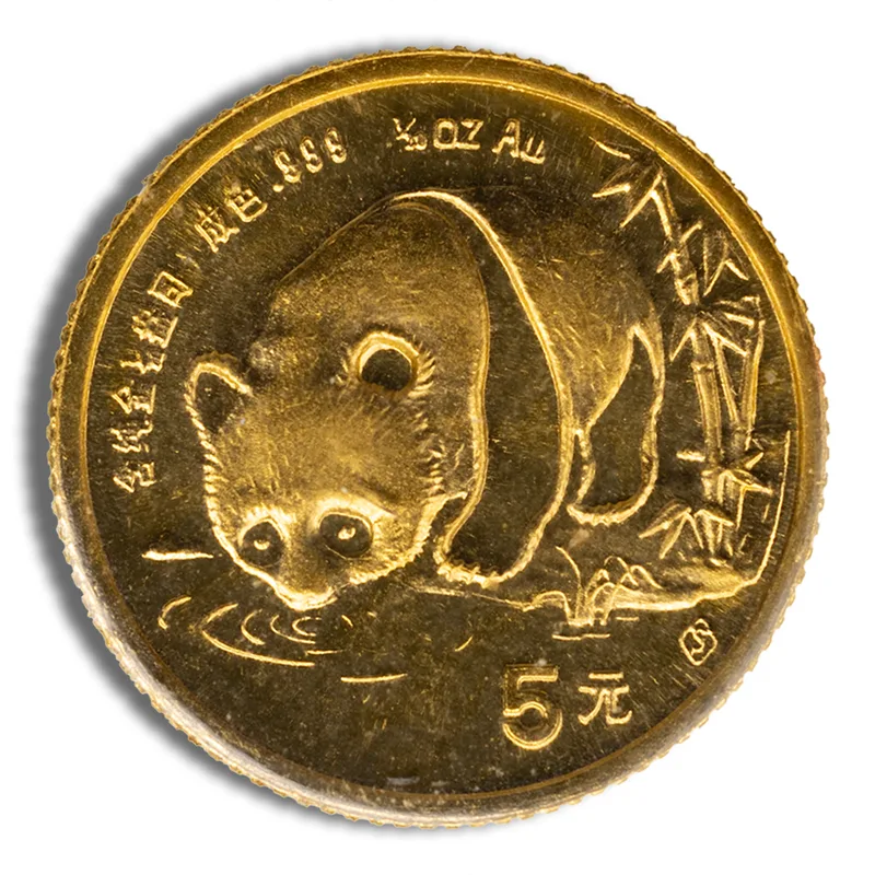 1/20 oz China Gold Panda - BU - Sealed (Year Varies) — Gold bullion from Standard Bullion