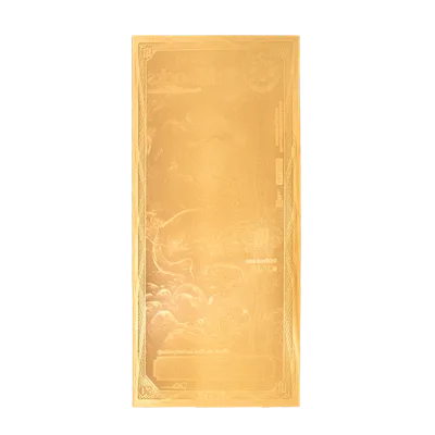 Idaho 50 Goldback — reverse view