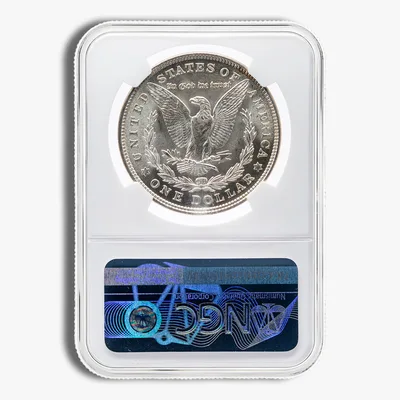 1921 Morgan Dollar - NGC MS66 — reverse view