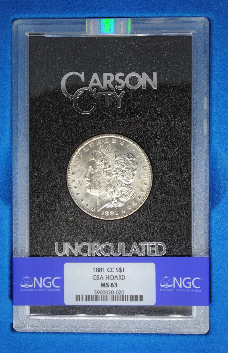 1881-CC GSA Morgan Dollar - NGC MS63 — Silver bullion from Standard Bullion