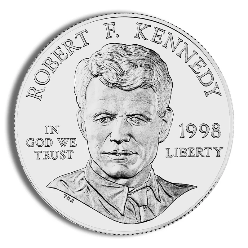 1998-S <body> Robert F. Kennedy Silver Commem - BU — Silver bullion from Standard Bullion