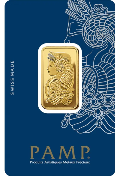 20 gram Gold Bar - PAMP Fortuna (Carded) — Gold bullion from Standard Bullion
