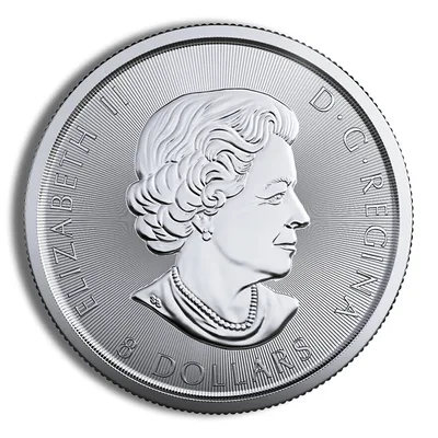 Canadian 1.5 oz SuperLeaf Silver Coin (Year Varies) — reverse view