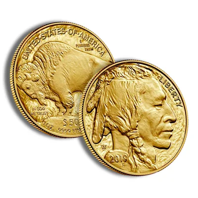 2019-W 1 oz Proof Gold Buffalo (w/Box & COA) — detail view