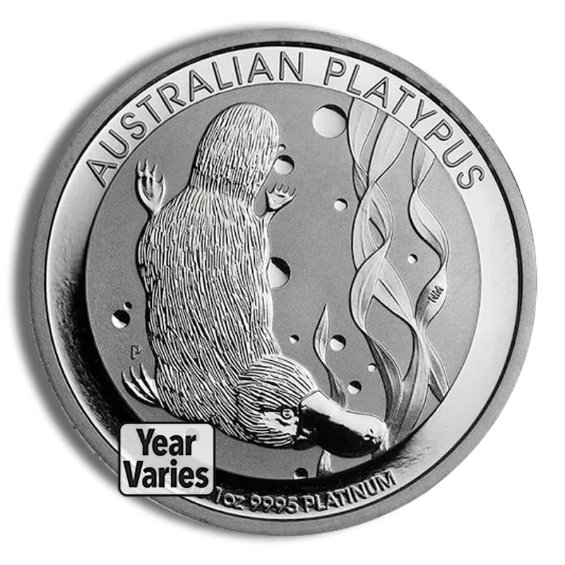 Platinum Platypus - 1 oz (Year Varies) — Platinum bullion from Standard Bullion