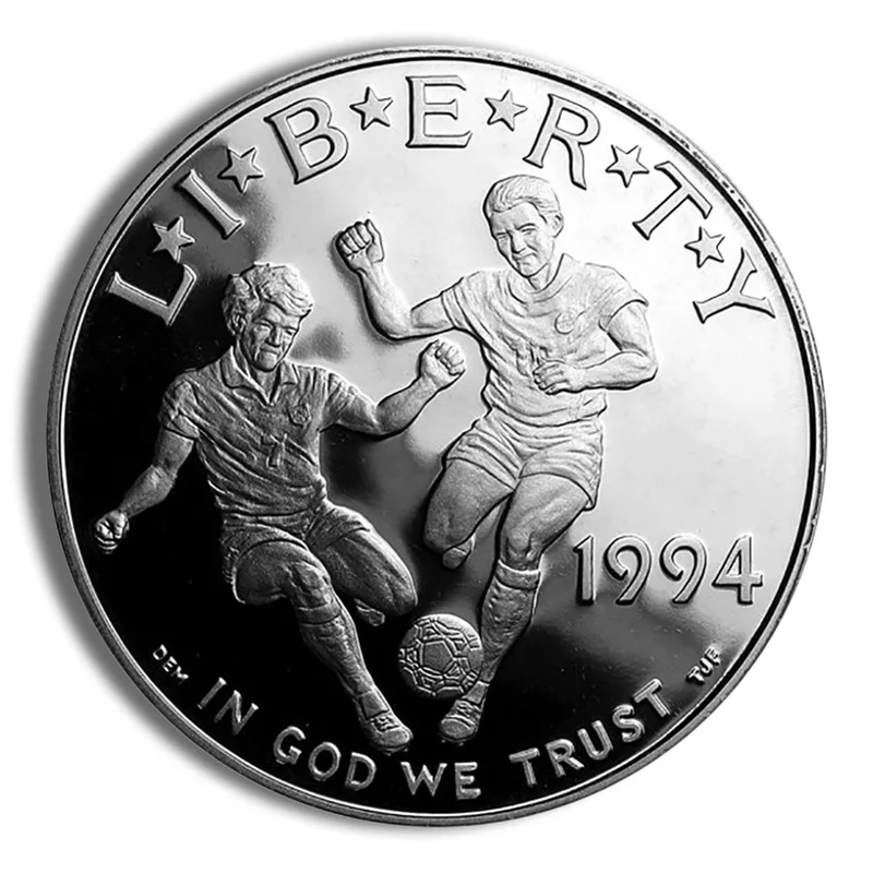 1994-D <body> World Cup Silver Commem - BU — Silver bullion from Standard Bullion