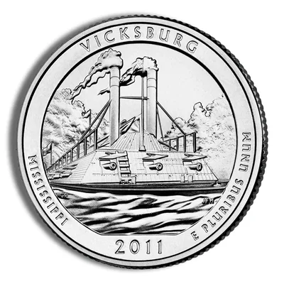 2011-P 5 oz ATB Vicksburg Silver Coin NGC SP70 — packaging view