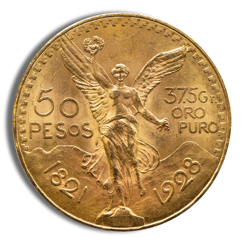 1924 Mexico Gold 50 Peso BU — Gold bullion from Standard Bullion