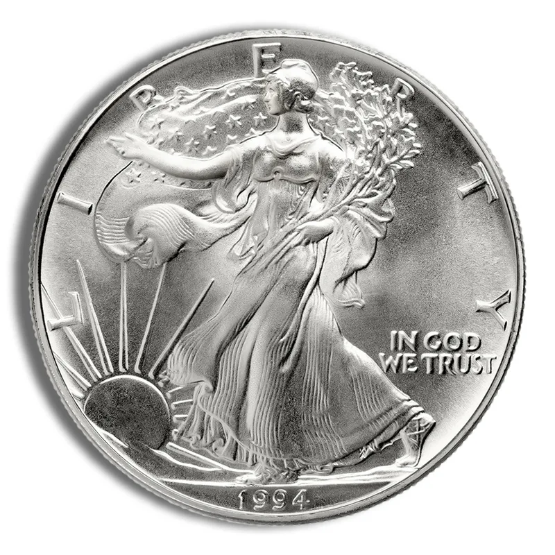 1994 Silver American Eagle - BU — Silver bullion from Standard Bullion