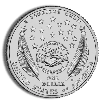 2004-P <body> Lewis & Clark Silver Commem - BU — reverse view