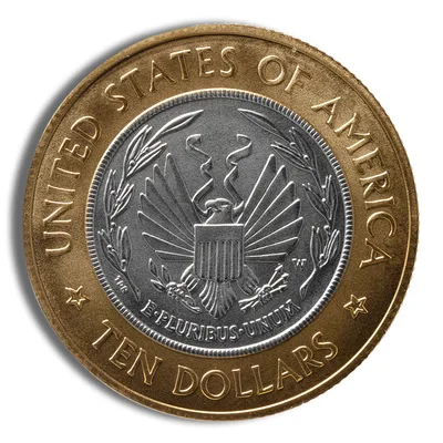 2000-W <body>0 Library of Congress Bimetallic Coin - BU (Box/COA) — reverse view