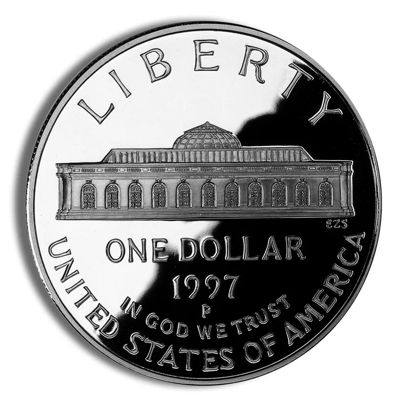 1997-P <body> Botanic Garden Silver Commem - Proof — Silver bullion from Standard Bullion