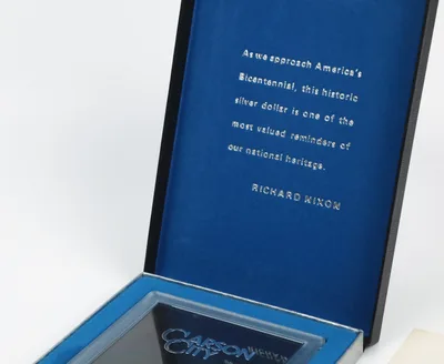 1885-CC GSA Morgan Dollar w/Box & COA — detail view