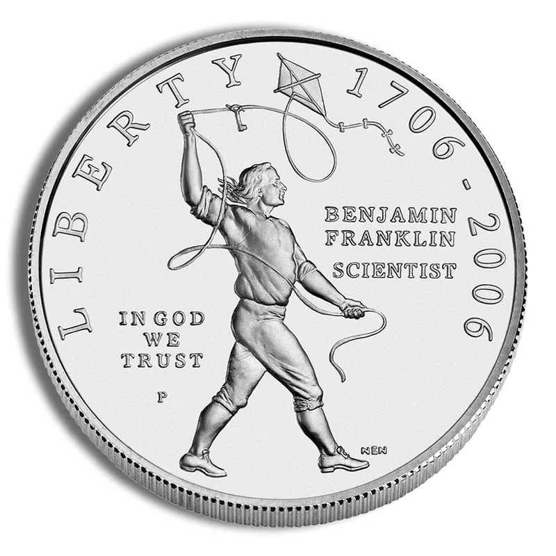 2006-P <body> Franklin Scientist Silver Commem - BU — Silver bullion from Standard Bullion