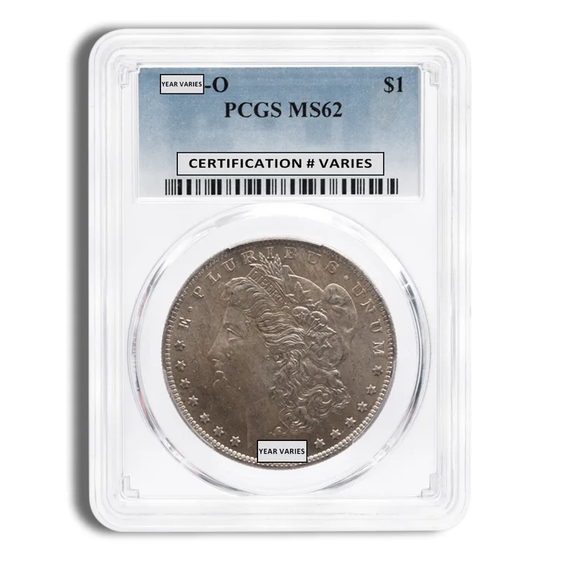Pre-1921 Morgan Dollar - PCGS MS60-MS62 (Toned) — Silver bullion from Standard Bullion