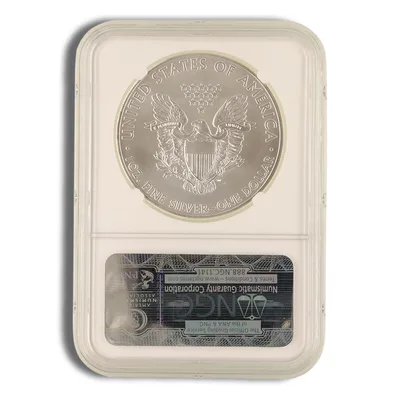 2014 Silver Eagle NGC MS70 Early Releases — reverse view