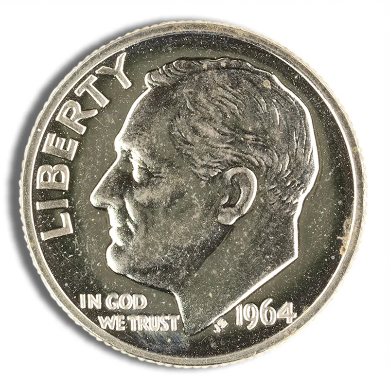 <body> FV 90% Silver Roosevelt Dime 1946-1964 Proof — Silver bullion from Standard Bullion