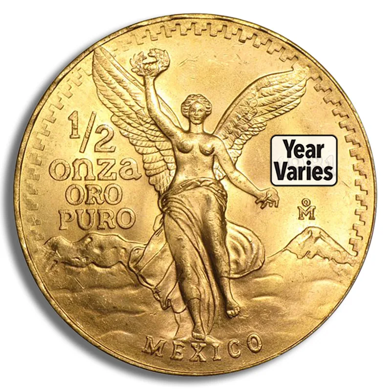 1/2 oz Mexican Libertad Gold Coin (Year Varies) — Gold bullion from Standard Bullion