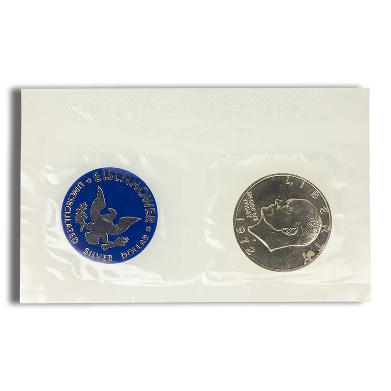 40% Silver Ike Dollar (Original Plastic) — Silver bullion from Standard Bullion