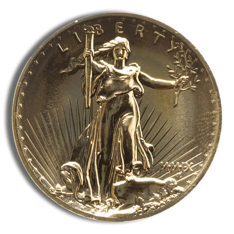 2009 Ultra High Relief Double Eagle Gold Coin (w/Box & COA) — Gold bullion from Standard Bullion