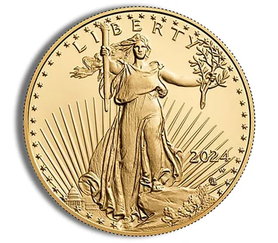 2024-W 1/4 oz Proof Gold Eagle <body>0 - Box & COA — reverse view