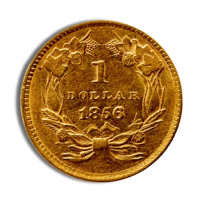 <body> Gold Indian Type 3 - AU — reverse view