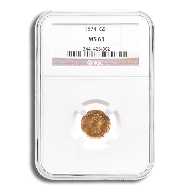 <body> Gold Indian Type 3 - NGC MS63 — Gold bullion from Standard Bullion